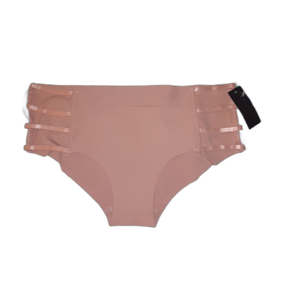 Youmita Cameo Brown Large Seamless Laser Cut Panty NWT